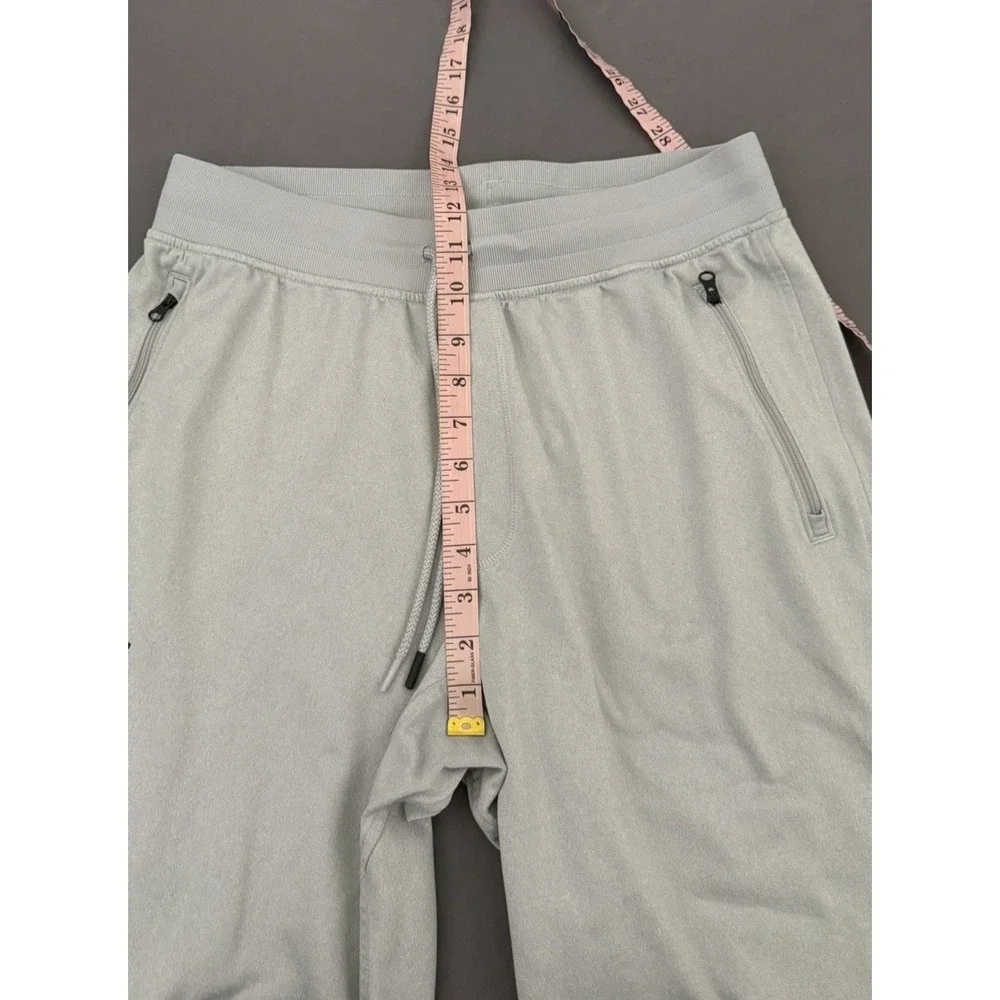 Under Armour Sweatpants Mens Large Gray Knit Jogger Zip Pockets Athletic 1366207